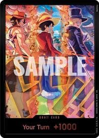 DON!! Card (English Version 3rd Anniversary Set) (Ace, Luffy, Sabo) - One Piece Promotion Cards - One Piece Card Game card