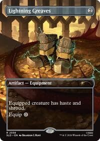 Lightning Greaves (2558) - Secret Lair Drop Series - Magic: The Gathering card