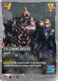 Following Orders - TEKKEN 8 - UniVersus card