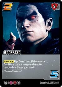 G Corp CEO - TEKKEN 8 - UniVersus card