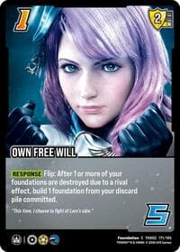 Own Free Will - TEKKEN 8 - UniVersus card