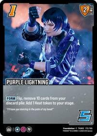 Purple Lightning - TEKKEN 8 - UniVersus card