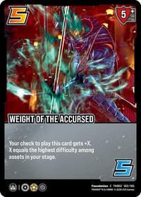 Weight of the Accursed - TEKKEN 8 - UniVersus card