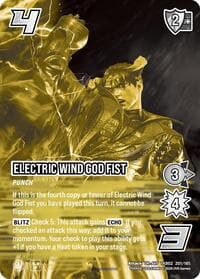 Electric Wind God Fist (Alternative Art) - TEKKEN 8 - UniVersus card