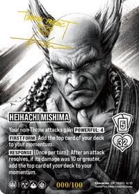 Heihachi Mishima (Autograph Version) - TEKKEN 8 - UniVersus card