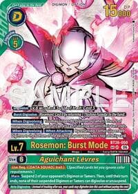 Rosemon: Burst Mode // Aguichant Levres (SP) - Timeless Bonds - Digimon Card Game card