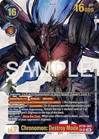 Chronomon: Destroy Mode (SP) - Timeless Bonds - Digimon Card Game card