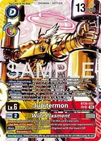Jupitermon // Wide Plasment (SP) - Timeless Bonds - Digimon Card Game card