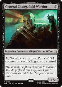 General Chang, Cold Warrior - Star Trek - Magic: The Gathering card