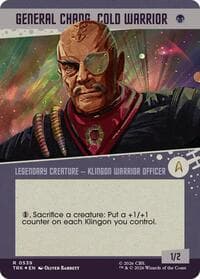 General Chang, Cold Warrior (Showcase) (0539) (Surge Foil) - Star Trek - Magic: The Gathering card