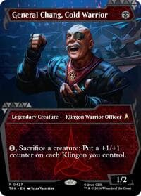 General Chang, Cold Warrior (Showcase) (0427) - Star Trek - Magic: The Gathering card