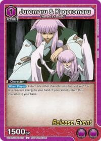Juromaru & Kageromaru - UE23BT: Inuyasha Release Event Cards - Union Arena card