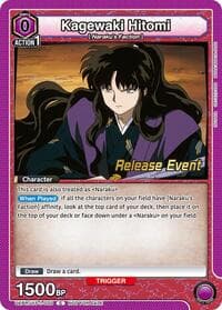 Kagewaki Hitomi - UE23BT: Inuyasha Release Event Cards - Union Arena card