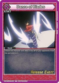 Dance of Blades - UE23BT: Inuyasha Release Event Cards - Union Arena card