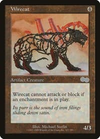 Wirecat - Urza's Saga - Magic: The Gathering card