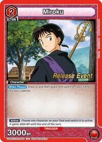 Miroku (069) - UE23BT: Inuyasha Release Event Cards - Union Arena card