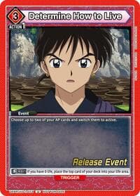 Determine How to Live - UE23BT: Inuyasha Release Event Cards - Union Arena card
