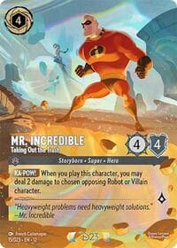 Mr. Incredible - Taking Out the Trash - D23 Promos - Disney Lorcana card