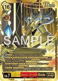 Jupitermon: Wrath Mode (Rare Pull) - Timeless Bonds - Digimon Card Game card