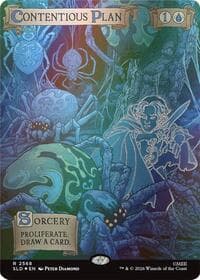 Contentious Plan (Out Of Sight Foil) - Secret Lair Drop Series - Magic: The Gathering card