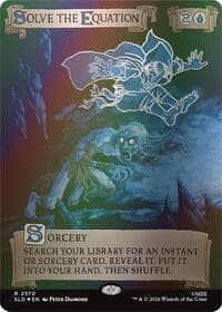 Solve the Equation (2570) (Out Of Sight Foil) - Secret Lair Drop Series - Magic: The Gathering card
