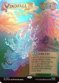 Windfall (2571) (Out Of Sight Foil) - Secret Lair Drop Series - Magic: The Gathering card