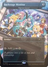 Backstage Monitor - Tigereye Cameo - Secret Lair Drop Series - Magic: The Gathering card