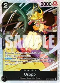 Usopp - The World's Strongest Warriors - One Piece Card Game card