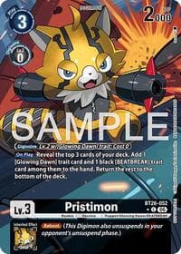 Pristimon (Alternate Art) - Timeless Bonds - Digimon Card Game card