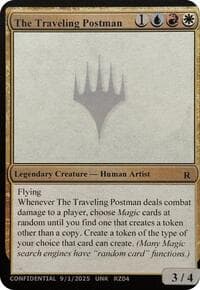 The Traveling Postman - Un-Known Event Playtest Cards - Magic: The Gathering card