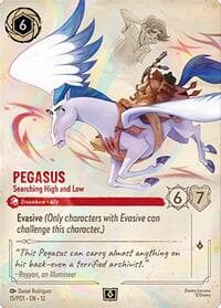 Pegasus - Searching High and Low - Disney Lorcana Promo Cards - Disney Lorcana card