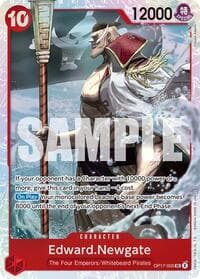 Edward.Newgate (005) - The World's Strongest Warriors - One Piece Card Game card