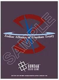 Gundam Card Game - Official Matte Sleeves EVX06 (ZAFT) - Bandai Card Sleeves - Card Sleeves card