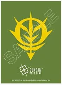 Gundam Card Game - Official Matte Sleeves EVX06 (Zeon) - Bandai Card Sleeves - Card Sleeves card