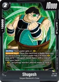 Shugesh - Brightness of Hope - Dragon Ball Super: Fusion World card