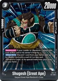 Shugesh (Great Ape) - Brightness of Hope - Dragon Ball Super: Fusion World card