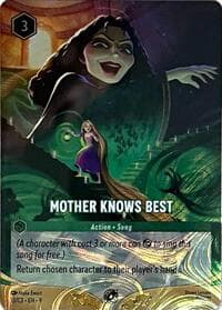 Mother Knows Best (Foil) - Disney Lorcana Promo Cards - Disney Lorcana card