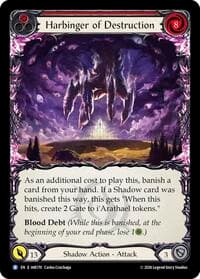 Harbinger of Destruction - Usurp the Shadow Throne - Flesh and Blood TCG card