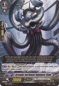 Screamin' and Dancin' Announcer, Shout - EB04 - Infinite Phantom Legion - Cardfight Vanguard card