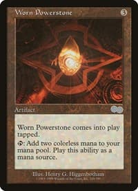 Worn Powerstone - Urza's Saga - Magic: The Gathering card