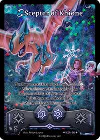 Scepter of Khione (Stellar) - Awakened Promos - Elestrals card