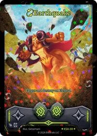 Earthquake (Stellar) - Awakened Promos - Elestrals card