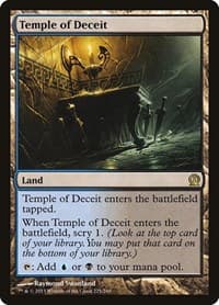 Temple of Deceit - Theros - Magic: The Gathering card