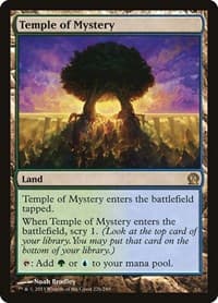 Temple of Mystery - Theros - Magic: The Gathering card