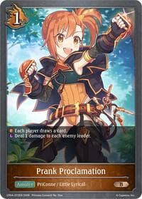 Prank Proclamation - CP04: Princess Connect! Re:Dive - Shadowverse: Evolve card