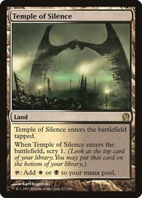 Temple of Silence - Theros - Magic: The Gathering card