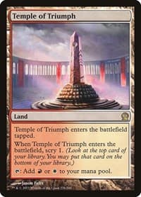 Temple of Triumph - Theros - Magic: The Gathering card