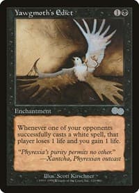 Yawgmoth's Edict - Urza's Saga - Magic: The Gathering card