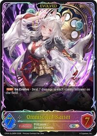 Omniscient Kaiser (Evolved) (SL) - CP04: Princess Connect! Re:Dive - Shadowverse: Evolve card