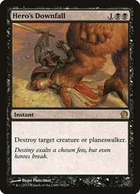 Hero's Downfall - Theros - Magic: The Gathering card